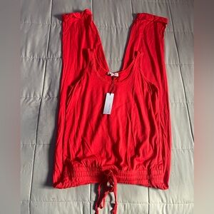 Michael Stars Theo Tank Jumpsuit | Chilli Red Jumpsuit | NWT
